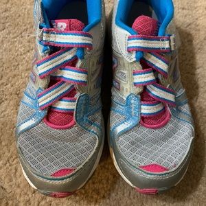 Kids gently used New Balance running shoes